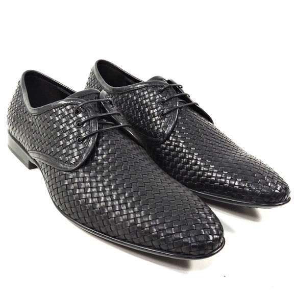 ALBERTO CICCIOLI 🇮🇹 MEN'S BLACK SOFT LEATHER COMFORT FASHION SHOES - Picture 2 of 7